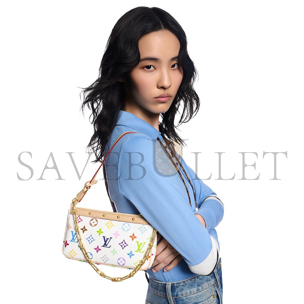 LOUIS VUITTON MURAKAMI LV X TM POCHETTE ACCESSOIRES M13404 (22*13*4cm) LOUIS VUITTON MURAKAMI LV X TM POCHETTE ACCESSOIRES M13404 (22*13*4cm)